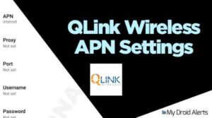 QLink Wireless APN Settings