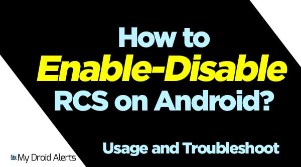 How to Enable or Disable RCS Messaging